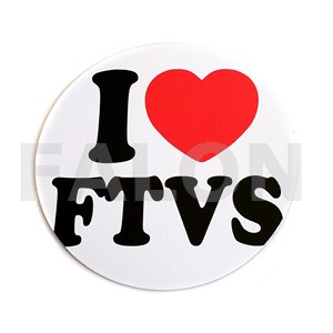 Samolepka I love FTVS